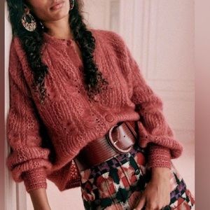 Sezane Alma Sweater - Rosewood XS
